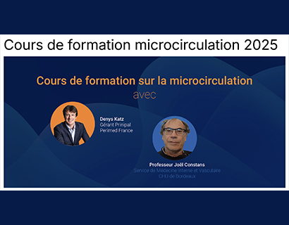 Cours de formation microcirculation 2025